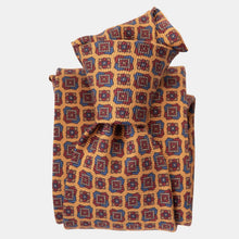Load image into Gallery viewer, Parma - Printed Madder Silk Tie - Amber Yellow