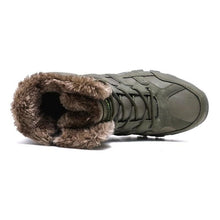 Load image into Gallery viewer, Mens Outdoor Sports Hiking Boots Wear Resisting Work Shoes Footwear Mountain Sport Mid-Cut Black Hiking Boots Outdoor Mountaineering Outdoor Winter Shoes