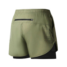 Load image into Gallery viewer, Men's Running Shorts Quick-drying Fitness Black Double Layer Shorts Men New Sport Workout Training Bodybuilding Short Pants