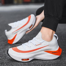 Load image into Gallery viewer, Mens Running Sneakers Luxury Mens Casual Shoes Trainer Race Off White Shoes Slip on Walking Casual Breathable Air Cushion Fashion Lightweight Sneakers