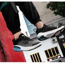 Load image into Gallery viewer, Mens Running Sneakers Luxury Mens Casual Shoes Trainer Race Off White Shoes Slip on Walking Casual Breathable Air Cushion Fashion Lightweight Sneakers
