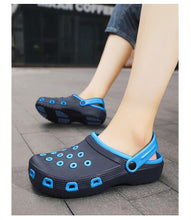 Load image into Gallery viewer, Mens Sandals Durable Daily Wear Dual-Use Summer Hole Shoes Clogs Classic Shoes Garden Clogs Sports Sandals Outdoor Indoor Mens Durable Slippers