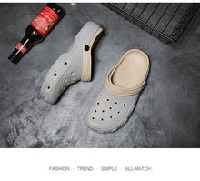Load image into Gallery viewer, Mens Sandals Durable Daily Wear Dual-Use Summer Hole Shoes Clogs Classic Shoes Garden Clogs Sports Sandals Outdoor Indoor Mens Durable Slippers