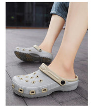 Load image into Gallery viewer, Mens Sandals Durable Daily Wear Dual-Use Summer Hole Shoes Clogs Classic Shoes Garden Clogs Sports Sandals Outdoor Indoor Mens Durable Slippers