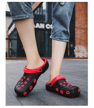 Load image into Gallery viewer, Mens Sandals Durable Daily Wear Dual-Use Summer Hole Shoes Clogs Classic Shoes Garden Clogs Sports Sandals Outdoor Indoor Mens Durable Slippers