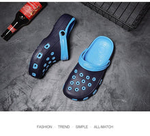 Load image into Gallery viewer, Mens Sandals Durable Daily Wear Dual-Use Summer Hole Shoes Clogs Classic Shoes Garden Clogs Sports Sandals Outdoor Indoor Mens Durable Slippers