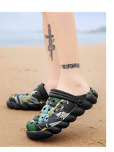Load image into Gallery viewer, Mens Slippers Summer Flip Flops Sandals Fitness Fashion Garden Clogs Classic Mules Anti-Skid Rubber Sole Slip On Summer Mens Clogs