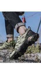 Load image into Gallery viewer, Mens Soft Breathable Outdoor Jogging Hiking Shoes Mountain Waterproof Running Shoes Sneakers Trail Running Non-Slip Hiking Breathable Walking Footwear Athletic Sneaker