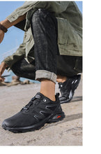 Load image into Gallery viewer, Mens Soft Breathable Outdoor Jogging Hiking Shoes Mountain Waterproof Running Shoes Sneakers Trail Running Non-Slip Hiking Breathable Walking Footwear Athletic Sneaker