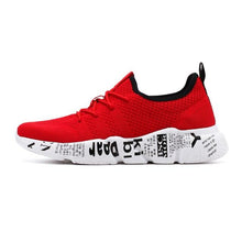 Load image into Gallery viewer, Mens Sport Sneakers Casual Fashion New Light Breathable Red Mesh High Quality Comfortable Running Shoes Men Casual Breathable Walking Sport Athletic Sneakers Gym Tennis Slip On Lightweight Mens Sneakers