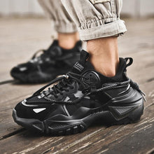 Load image into Gallery viewer, Mens Strong Casual Fashion Chunky Sneakers Height Increasing Spring Thick Sole Footwear Fashion High Quality Sneakers Slip on Walking Shoes High Top Casual Shoes For Men