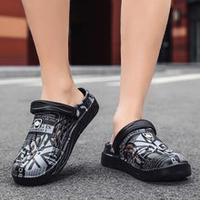 Load image into Gallery viewer, Mens Summer Shoes Sandals Holes Sandals Hollow Breathable Flip Flops Fashion Beach Slippers Garden Clogs Sandals Arch Support Cushioned Yard Unisex Comfortable Clogs