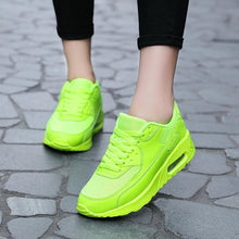 Load image into Gallery viewer, Mens Womens Luxury Sneakers Mesh Sports Casual Shoes Solid Lace-Up Outdoor Sports Sneakers Lace Up Unisex Walk Men's Air Athletic Running Shoes Fashion Sport Sneakers