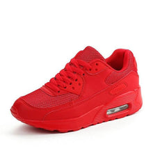 Load image into Gallery viewer, Mens Womens Luxury Sneakers Mesh Sports Casual Shoes Solid Lace-Up Outdoor Sports Sneakers Lace Up Unisex Walk Men's Air Athletic Running Shoes Fashion Sport Sneakers