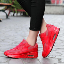 Load image into Gallery viewer, Mens Womens Luxury Sneakers Mesh Sports Casual Shoes Solid Lace-Up Outdoor Sports Sneakers Lace Up Unisex Walk Men's Air Athletic Running Shoes Fashion Sport Sneakers