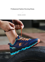 Load image into Gallery viewer, Mens Womens Marathon Sport Sneaker Couple Running Shoes Breathable Outdoor Sports Shoes Light Fitness Cross Training Shoes Lightweight Sports Tennis Shoes Fashion Sneakers For Men
