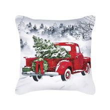 Load image into Gallery viewer, Merry Christmas Cushion Covers Snowman Christmas Santa Pillow Covers Santa Claus Pillow Covers Christmas Tree Santa Deer Printed Pillow Cover Home Decor Pillowcase For Couch 45X45CM