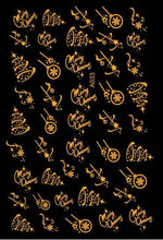Load image into Gallery viewer, Merry Christmas Nail Art Decals Decoration Self Adhesive Nail Art Stickers Manicure Design White Snow Sticker for Nail Design Xmas Gift Nails Snowflake Nail Art Stickers Decals Christmas Nail 3D Self Adhesive Nail Stickers for Acrylic Nails Snowflake