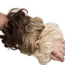 Load image into Gallery viewer, Messy Bun Scrunchy Hair Bun Fake Hair Synthetic Women Chignon Elastic Hair Band Hairpieces For Women Updo Donut Chignon Clip in Hair Extension For Volumized Hair Buns For Girls
