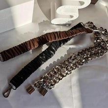 Load image into Gallery viewer, Metal Adjustable Chain Link Belts Fashion Belly Jewelry For Jeans Dresses Elegant Cool Style Lock Design Belts For Women Charming Belt