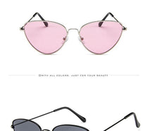 Load image into Gallery viewer, Metal Round Sunglasses Retro Design Sunglasses For Women New Cat Eye Glasses For Women New Popular Eyeglasses For Female Ladies Cat Eye Retro Sunglasses