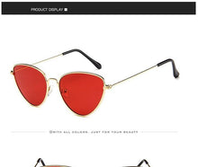 Load image into Gallery viewer, Metal Round Sunglasses Retro Design Sunglasses For Women New Cat Eye Glasses For Women New Popular Eyeglasses For Female Ladies Cat Eye Retro Sunglasses