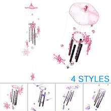 Load image into Gallery viewer, Metal Tubes Crystal Moon/Star/Butterfly/Flower Bell Butterfly Wind Chimes Outdoor Wind Chimes Garden Patio Decor Wind Chimes For Garden Outdoor Yard Hanging Decor Ornament