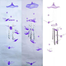Load image into Gallery viewer, Metal Tubes Crystal Moon/Star/Butterfly/Flower Bell Butterfly Wind Chimes Outdoor Wind Chimes Garden Patio Decor Wind Chimes For Garden Outdoor Yard Hanging Decor Ornament