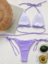 Load image into Gallery viewer, Micro Bikini Crisscross Swimwear Women's Two Piece Swimsuit Bathing Suit Bandage Woman Swimsuit Female Thong Bikinis Set 2 Piece Women Bathing Suit Beachwear