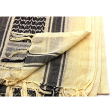 Load image into Gallery viewer, Military Arab Keffiyeh Shemagh Scarf Cotton Winter Shawl Neck Warmer Cover Head Wrap Windproof Tactical Camping Scarf Men Women Shemagh Keffiyeh Men Arab Kufiyah Keffiyeh Arabic Muslim Head Wrap Men Scarf Shawl
