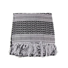 Load image into Gallery viewer, Military Arab Keffiyeh Shemagh Scarf Cotton Winter Shawl Neck Warmer Cover Head Wrap Windproof Tactical Camping Scarf Men Women Shemagh Keffiyeh Men Arab Kufiyah Keffiyeh Arabic Muslim Head Wrap Men Scarf Shawl