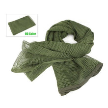 Load image into Gallery viewer, Military Tactical Scarf Camouflage Mesh Neck Scarf Keffiyeh Sniper Face Scarf Shemagh Head Wrap for Outdoor Camping Hunting Men Tactical Military Keffiyeh Net Mesh Neck Scarf Scrim Veil Shemagh Head Wrap Face Scarf Bandana Outfit Headband