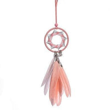 Load image into Gallery viewer, Mini 38cm Dream Catchers Hanging Room Decoration Indian Style Feathers Pendants Bag Key Chains Wind Chimes Wall Decor Native American Handmade For Bedroom Car & Wall Hanging Decoration Ornaments Dream Catchers For Girls Boys Room