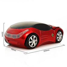 Load image into Gallery viewer, Mini 3D Red Sport Car Shape Wireless Mouse 1600DPI USB Computer Mice Unique Optical Mice With USB Receiver For Laptop
