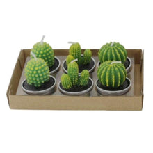 Load image into Gallery viewer, Mini Delicate Succulent Plants Candles Cactus Tea light Candles Handmade Delicate Succulent Cactus Candles Flameless Aromatherapy Candles For Birthday Party Wedding Spa Handmade Aromatherapy Candles For Birthday Party Wedding Home Decor Plant Candle