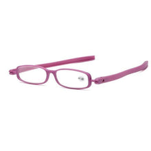 Load image into Gallery viewer, Mini Design Reading Glasses For Men Women Rotating Small Oval Presbyopia Eyewear Portable Unisex Reader Eyeglasses Mini Compact Slim Reading Glasses Lightweight Portable Readers