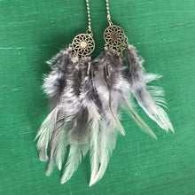 Load image into Gallery viewer, Mini Dream Catcher Car Pendant Wind Chimes Feather Decoration Home Decor Dream Catchers Car Handmade Hanging Charm Wind Chime Traditional White Feather Ornaments Wall Hanging Adornment Handmade Dreamcatcher Gifts