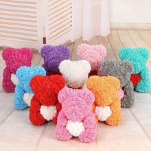 Load image into Gallery viewer, Mini Fake Rose Flower Heads 50/100/200 Pieces Teddy Bear of Roses 3cm Foam Wedding Flowers Accessories Make Bridal Hair Clips Headbands Dress