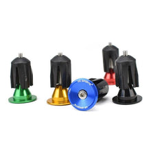 Load image into Gallery viewer, Mini Lightweight Lock Mountain Bicycle Grip Handlebar End Cap Handle Bar Grips End Plugs Mountain Bike Road Bicycle One Pair Bike Handlebar End Plugs Aluminum Alloy Expansion Handlebar Grips Cap