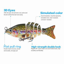 Load image into Gallery viewer, Mini Multi Jointed Swimbait Fishing Lure