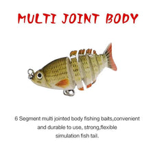 Load image into Gallery viewer, Mini Multi Jointed Swimbait Fishing Lure