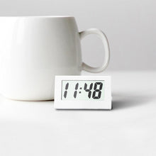 Load image into Gallery viewer, Mini Small Car Desk Digital Clock Watch Car Dashboard Digital Clock Vehicle Adhesive Clock with Jumbo LCD Time & Day Display Mini Automotive Stick On Watch for Car T Gauges Mini Digital LCD Screen Travel Electronic Clock For Home Office Desktop Clocks