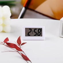 Load image into Gallery viewer, Mini Small Car Desk Digital Clock Watch Car Dashboard Digital Clock Vehicle Adhesive Clock with Jumbo LCD Time & Day Display Mini Automotive Stick On Watch for Car T Gauges Mini Digital LCD Screen Travel Electronic Clock For Home Office Desktop Clocks