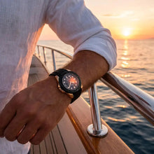 Load image into Gallery viewer, Minimalist Quartz Watch - The Dark Night Rose Gold Edition