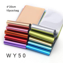 Load image into Gallery viewer, Mix Nail Art Transfer Foil Sticker Angles Decoration Nail Art Decals Design For Nails Wraps Follie Nail Foil Transfer Sticker Kit, Nail Art Decals Nail Foil Glass Paper Nail Decals Nail Wraps for Nail Art Decorations Supplies