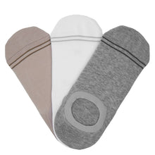 Load image into Gallery viewer, Mixed Cotton No Show - 3 Pack