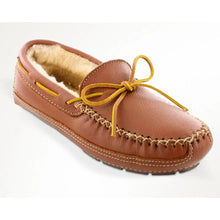Load image into Gallery viewer, Minnetonka Sheepskin Moose Slipper - Mens Slippers