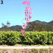 Load image into Gallery viewer, Model Creative Crystal Butterflies-Wind Chime Hanging Ornament Mobile Wind Bell Garden Ornament Lucky Yard Garden Living Room Home/Wall/Room For Mom Birthday Gift Metal Music Wind Chimes Indoor & Outdoor Decor