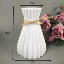 Load image into Gallery viewer, Modern Artifical Floral Plastic Vase Imitation Ceramic Flower Pot For Home Decor Living Room Centerpieces And Events Ornamnet