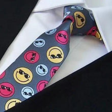 Load image into Gallery viewer, Modern Black And White Men Necktie Casual Business Meeting Formal Polyester Skinny Slim Necktie